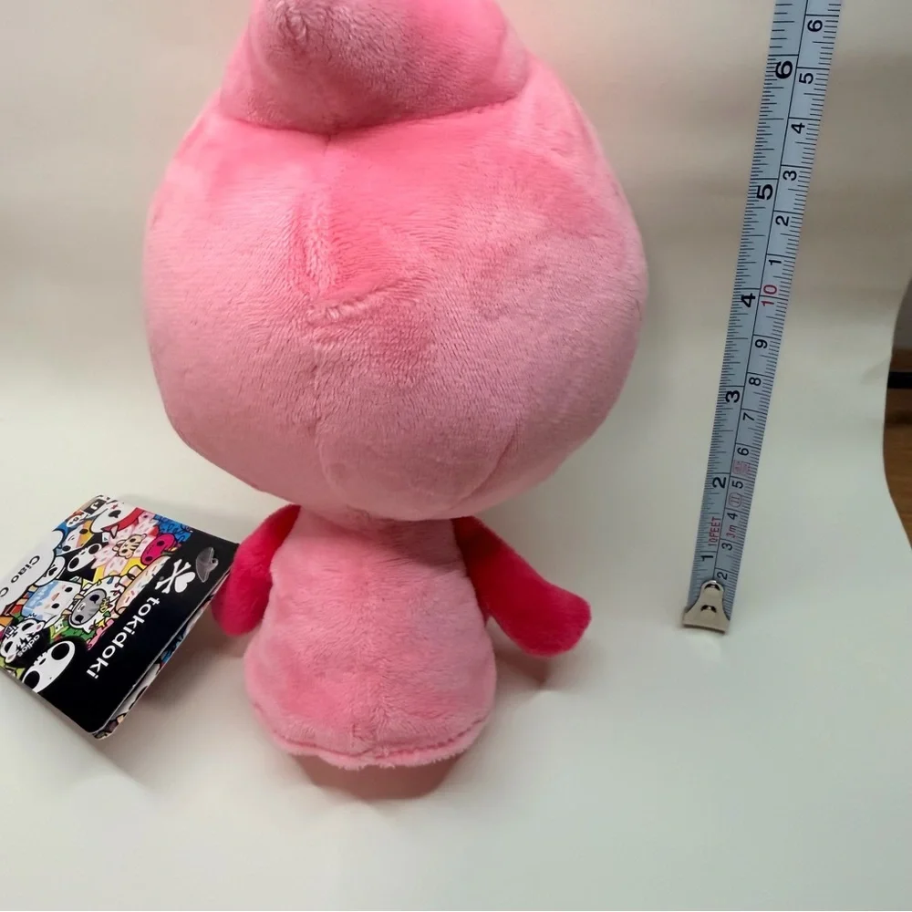 Tokidoki Ciao Ciao Plush in Pink and White - Picture 6 of 6